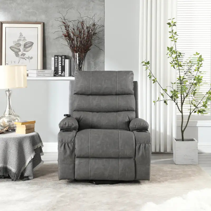 Power Lift Recliner Chair for Seniors - Heated Massage, Wide Seat, Remote