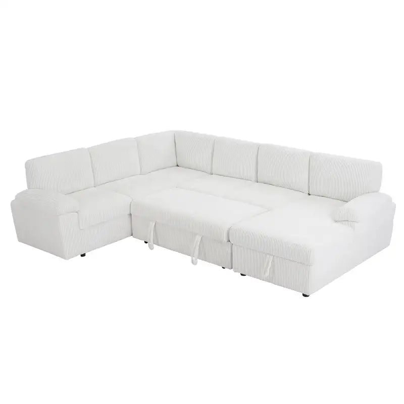 Oversized Modular Sectional Sofa - Corduroy Sleeper Sofa Bed