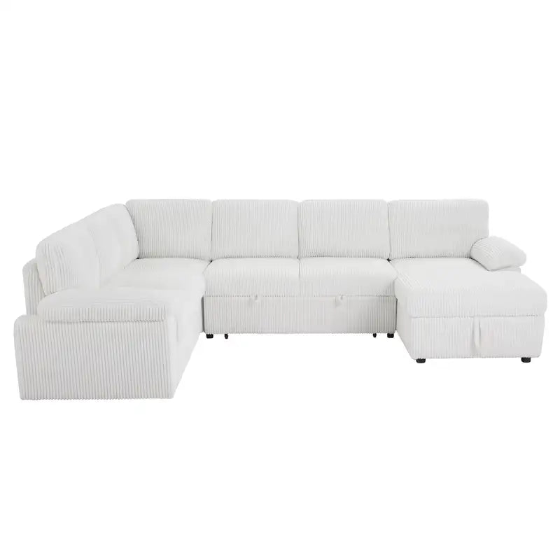 Oversized Modular Sectional Sofa - Corduroy Sleeper Sofa Bed