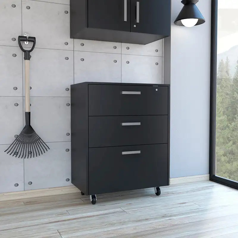 Penny 3-Drawer Storage Cabinet with 4 Casters