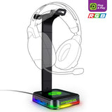 HyperGear RGB Command Station Headset Stand - Minihomy