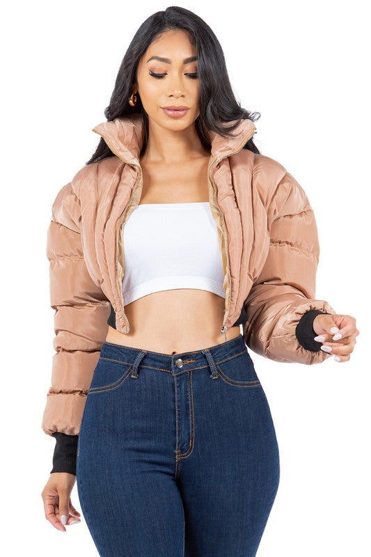 Women Fashion Puffer Jacket Outerwear