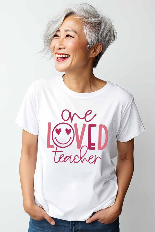 One Loved Teacher Graphic Tee