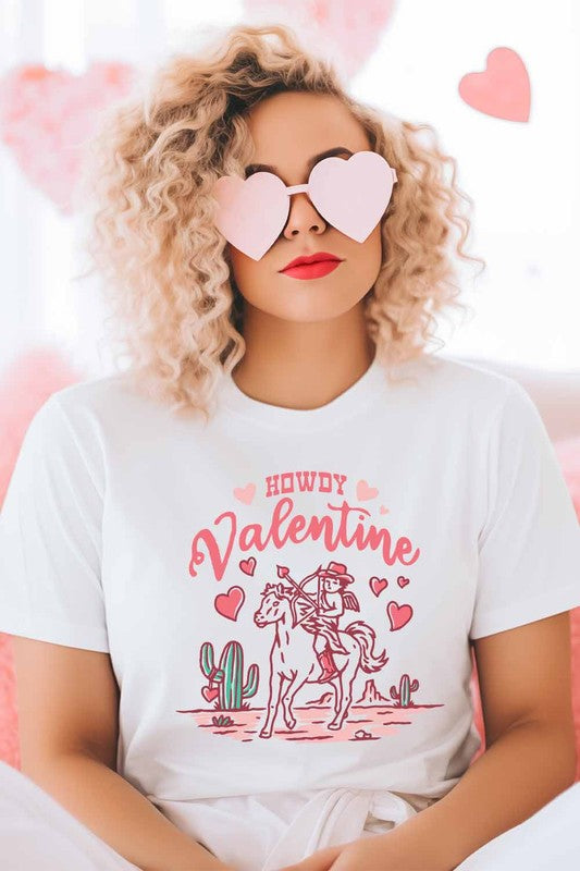 Howdy Valentine Graphic Tee - Minihomy