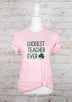 Luckiest Teacher Ever St. Patrick's Day Graphic Tee - Minihomy