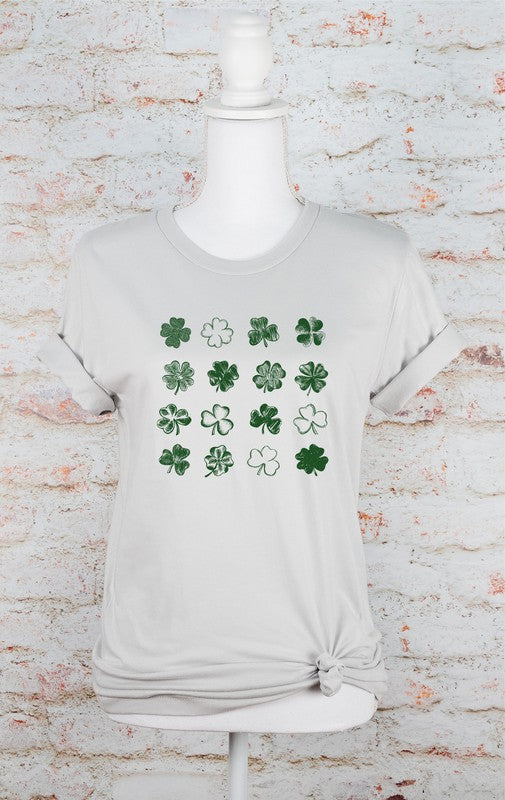 16 Shamrocks St. Patrick's Day Graphic Tee - Minihomy