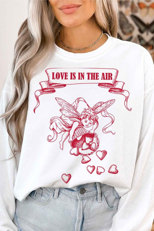 Love Is in the Air Graphic Sweatshirt