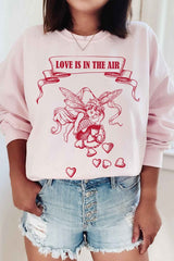 Love Is in the Air Graphic Sweatshirt