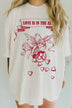 LOVE IS IN THE AIR Oversized Tee - Minihomy