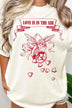 LOVE IS IN THE AIR Oversized Tee - Minihomy