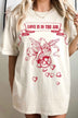 LOVE IS IN THE AIR Oversized Tee - Minihomy