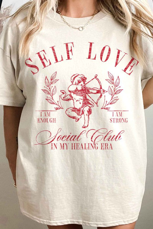 Self Love Valentine's Oversized Tee