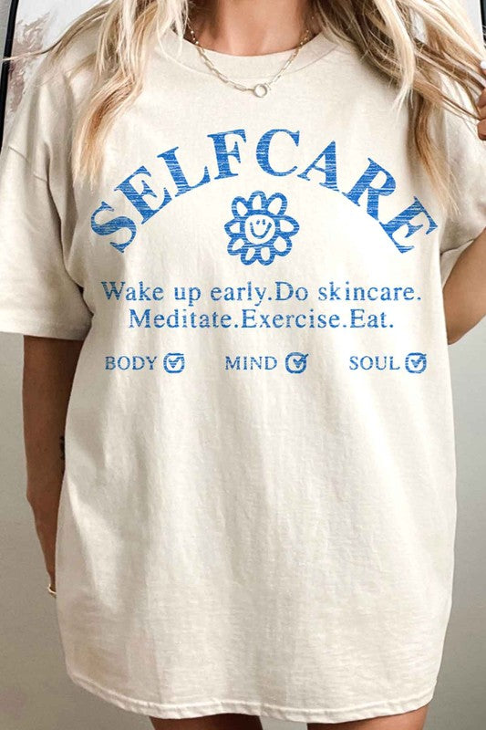 Self Care Oversized Tee