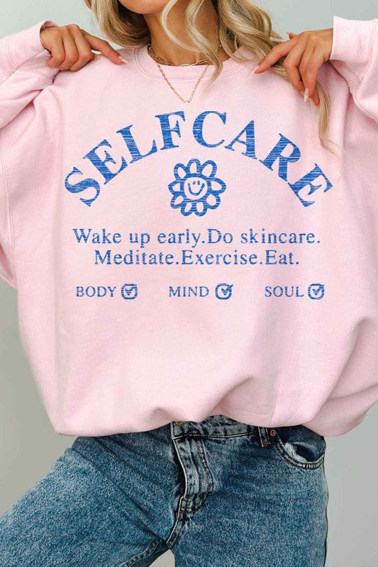 Self Care Oversized Sweatshirt