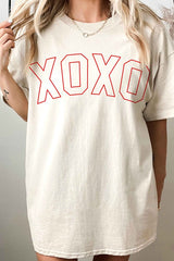 XOXO Valentines Oversized Graphic Tee