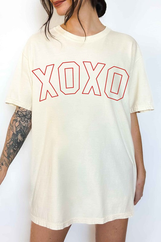 XOXO Valentines Oversized Graphic Tee