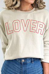 Lover Valentines Graphic Sweatshirt