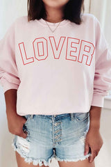 Lover Valentines Graphic Sweatshirt