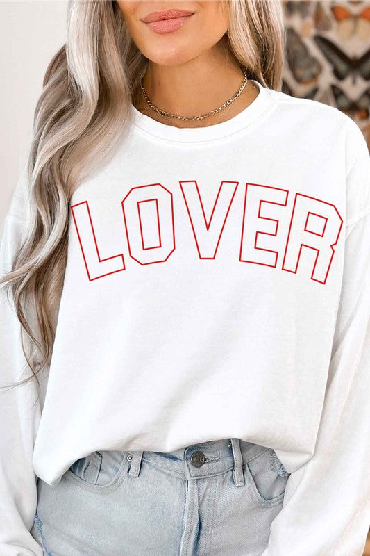 Lover Valentines Graphic Sweatshirt