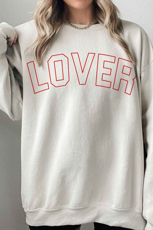 Lover Valentines Oversized Sweatshirt