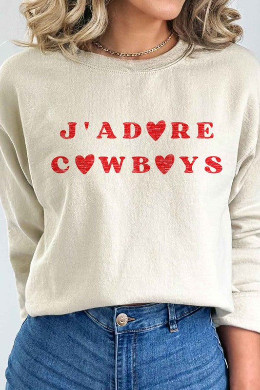 Jadore Cowboys Graphic Sweatshirt