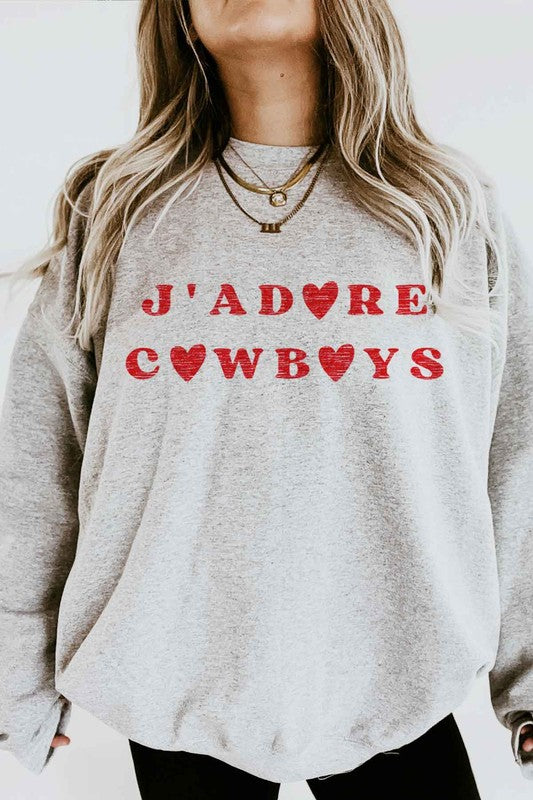 Jadore Cowboys Graphic Sweatshirt