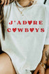 J'adore Cowboys Graphic Tee - Minihomy