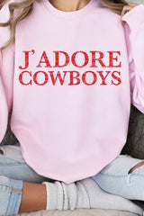 J'ADORE COWBOYS Graphic Sweatshirt