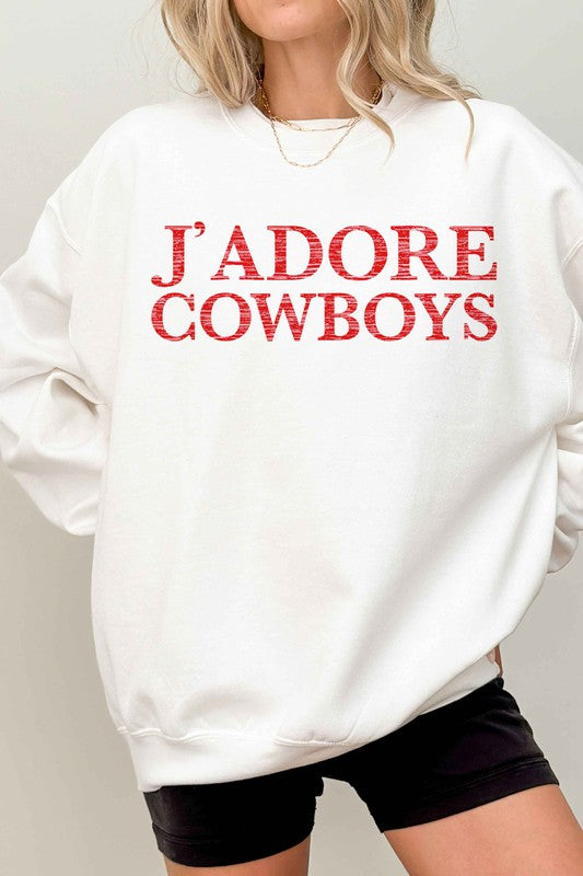 J'adore Cowboys Oversized Sweatshirt