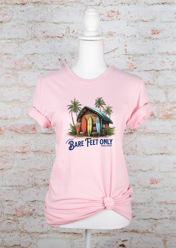 Bare Feet Only Vintage Boards Graphic Tee - Minihomy