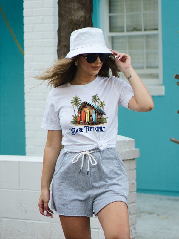 Bare Feet Only Vintage Boards Graphic Tee - Minihomy