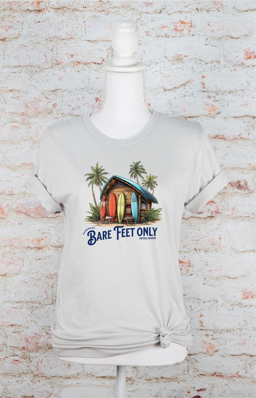 Bare Feet Only Vintage Boards Graphic Tee - Minihomy