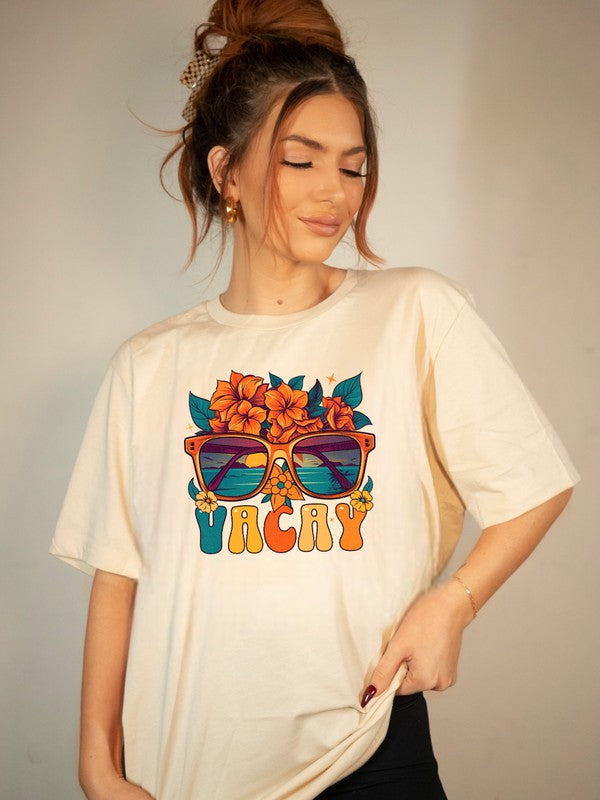 Vacay Sunglasses Graphic Tee