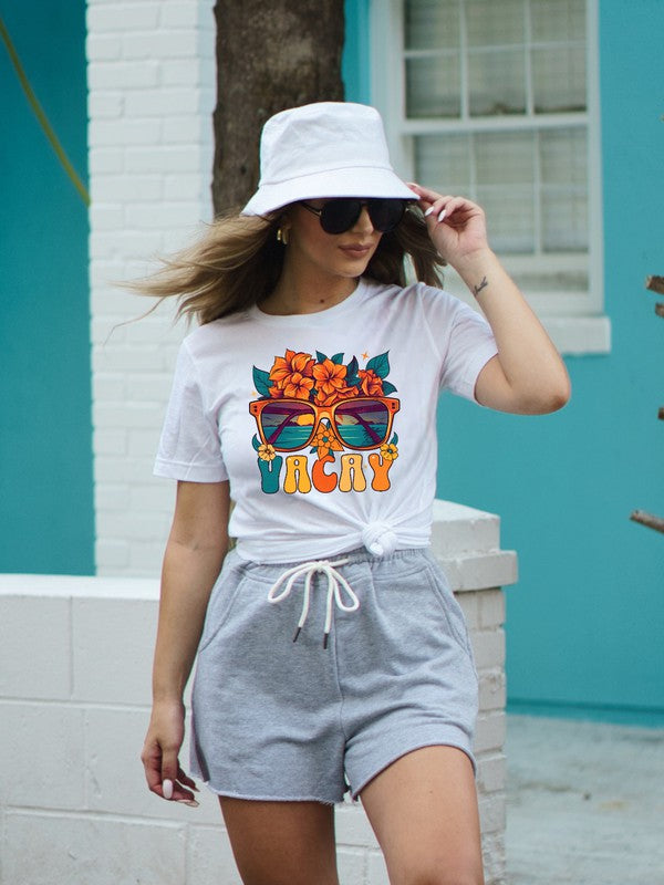 Vacay Sunglasses Graphic Tee