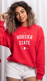 The Hoosier State Indiana Cozy Sweatshirt