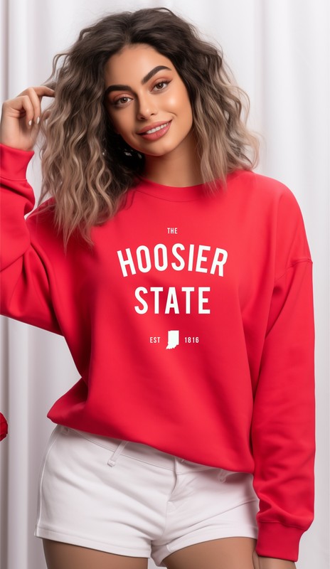 The Hoosier State Indiana Cozy Sweatshirt