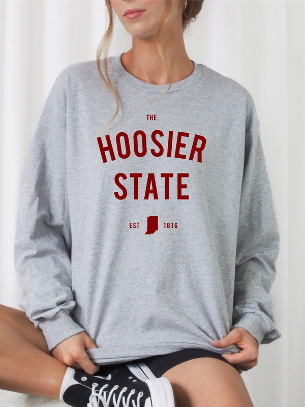 The Hoosier State Indiana Cozy Sweatshirt