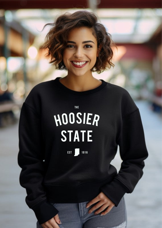 The Hoosier State Indiana Cozy Sweatshirt