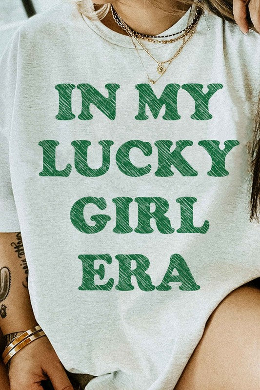 In My Lucky Girl Era Patrick Graphic Tee - Minihomy