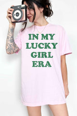 In My Lucky Girl Era Patrick Graphic Tee - Minihomy