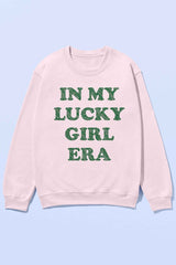 In My Lucky Girl Era Patrick Oversized Sweatshirt