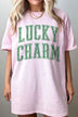 Lucky Charm St. Patrick's Oversized Graphic Tee - Minihomy