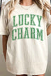 Lucky Charm St. Patrick's Oversized Graphic Tee - Minihomy