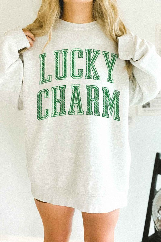 Lucky Charm St. Patrick's Oversized Sweatshirt