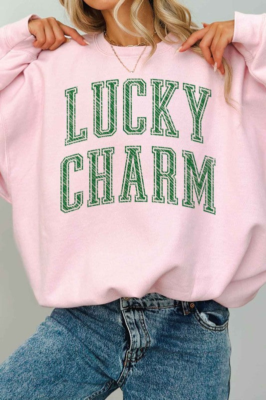 Lucky Charm St. Patrick's Oversized Sweatshirt