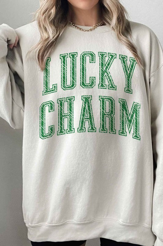 Lucky Charm St. Patrick's Oversized Sweatshirt