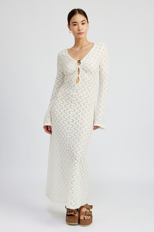 Crochet Cover-Up Dress - Minihomy