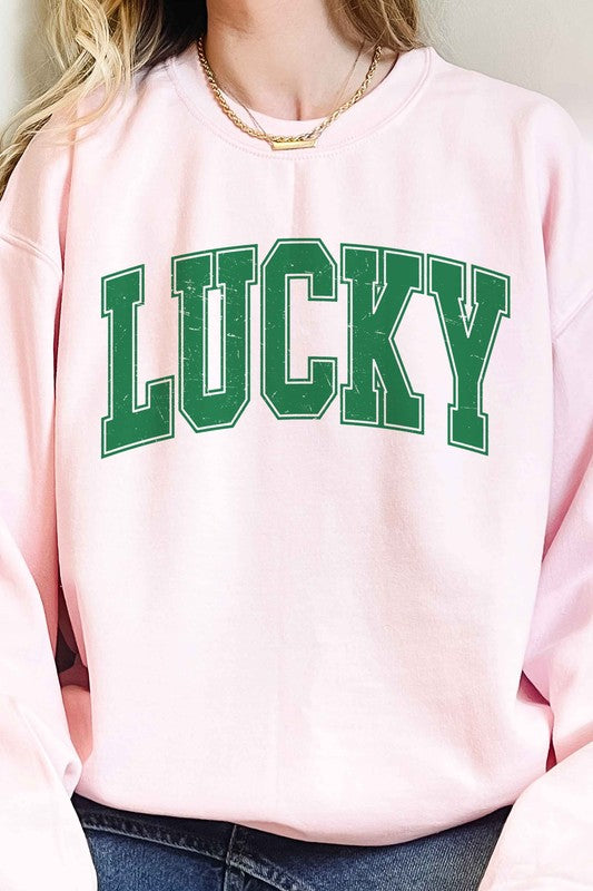 Lucky St. Patrick's Day Oversized Sweatshirt
