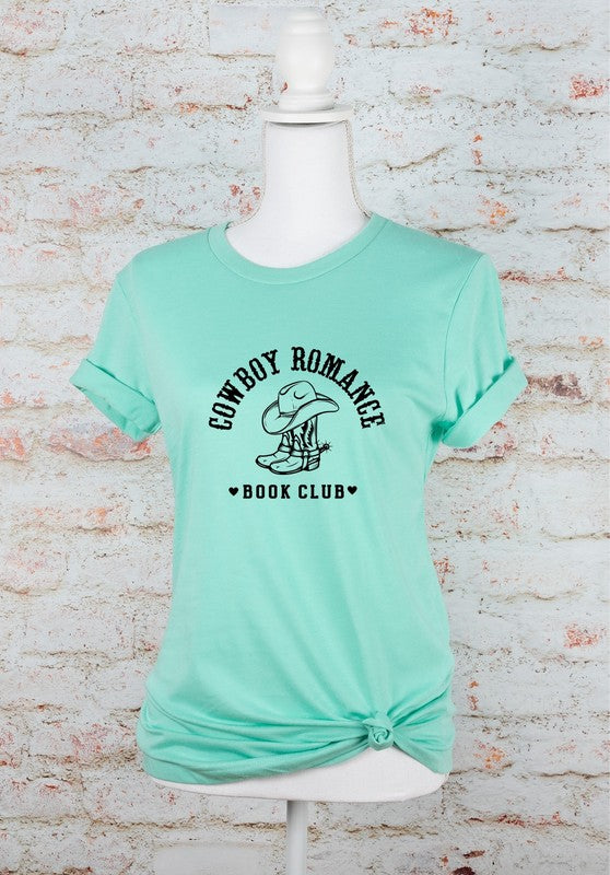 Cowboy Romance Book Club Graphic Tee - Minihomy