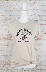 Cowboy Romance Book Club Graphic Tee - Minihomy